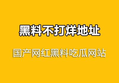 国产网红吃瓜黑料网站，黑料不打烊地址