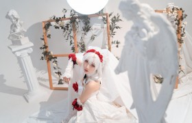 《崩坏3rd》德丽莎花嫁COS图欣赏（CN：面饼仙儿）