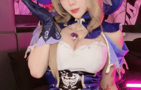 九言（阿九从不咕咕）最新作品《原神》丽莎COS