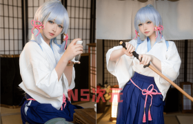 樱梨梨凌华剑道服cosplay作品鉴赏