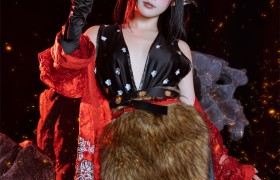 七月喵子精彩作品图片，cos美学融为一体